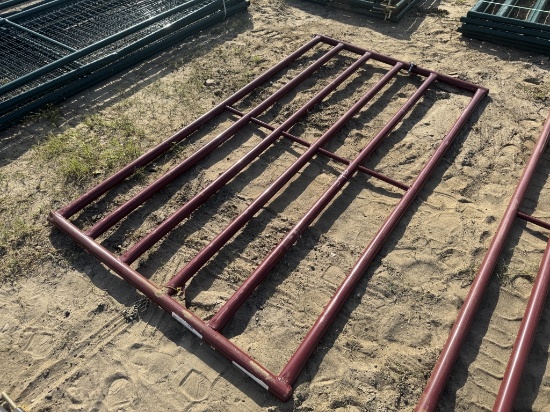 PRIEFERT HEAVY DUTY 8FT GATE, RED