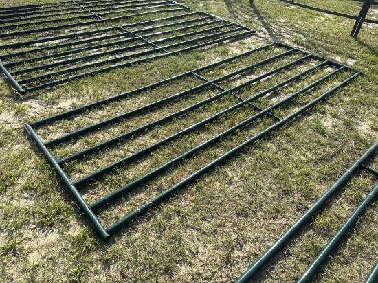 NEW PRIEFERT 12FT GATE, GREEN