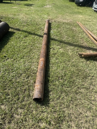 4 INCH METAL PIPE, 11FT LONG