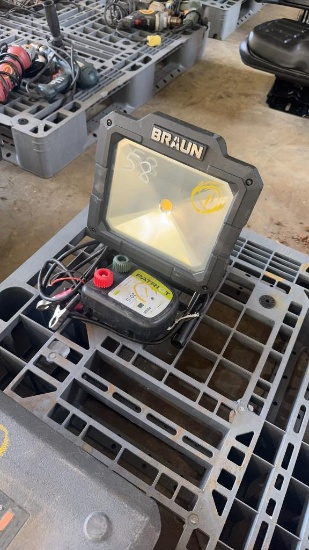 BRAUN SHOP LIGHT& BATTERY FENCE CHARGER