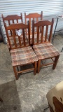 4 WOODEN CHAIRS