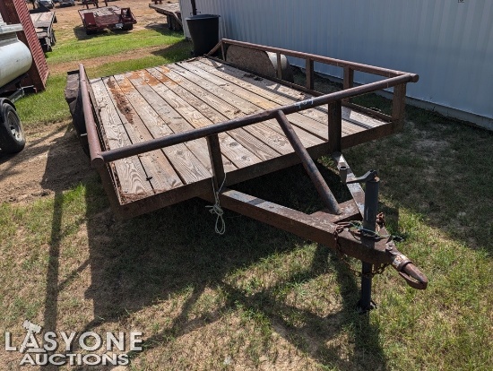 16ft Heavy Duty Bumper Pull Trailer