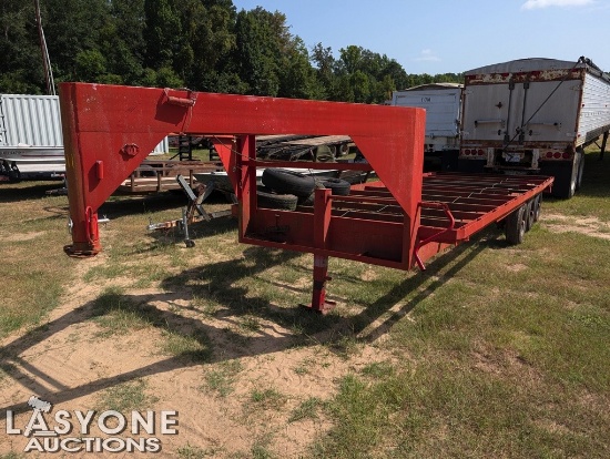 20ft Triple Axle Gooseneck Trailer