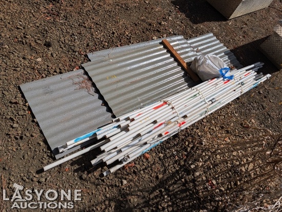PVC PIPE & FITTINGS, PLASTIC SHEET PANELS