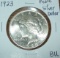 1923 BU Uncirculated Peace Silver Dollar Coin