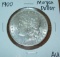 1900 Morgan Silver Dollar Coin AU Almost Uncirculated