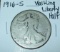 1916-S Walking Liberty Half Dollar AG Semi Key Date Coin