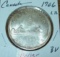 1966 Canada Silver Dollar BU Uncirculated