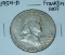 1954-D Franklin Silver Half Dollar Coin