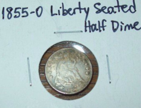 1855-O Liberty Seated Half Dime