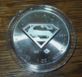 2016 Canada Superman 1 Troy Oz. .9999 Fine Silver $5 Coin