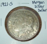 1921-S Morgan Silver Dollar VF Silver Coin