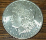 1883 Morgan Silver Dollar Coin BU Uncirculated