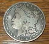 1896-S Morgan Silver Dollar VG Semi Key Date Coin