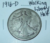 1916-D Walking Liberty Half Dollar AG Key Date