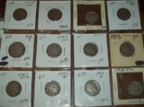 Lot of 20 Buffalo Nickels 1917, 1918, 1923-S, 1925-S, 1929 VF, 1915, 1924-D, 1928-S VF, 1929-S VF