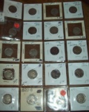Lot of 20 Buffalo Nickels 1917, 1918, 1916, 1920-D, 1921, 1929-S, 1938-D VF
