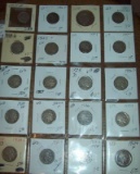 Lot of 20 Buffalo Nickels 1916-Fine, 1921, 1917-D, 1915, 1918-D, 1919-D, 1925-D, 1926-D, 1925-S