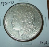 1921-D Morgan Silver Dollar AU Nice Silver Coin