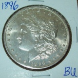 1896 Morgan Silver Dollar Coin BU Uncirculated