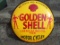 Porcelain Golden Shell Lubricating Oil For Motorcycles Sign Pump Plate Shell Co Of Aust LTD