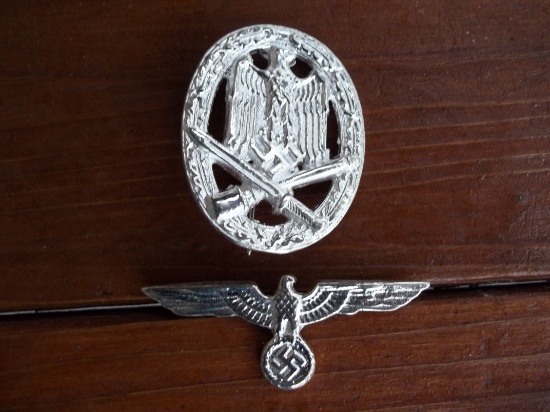 German Nazi Eagle Pin Badge & German Badge