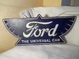 Cast Iron Ford The Universal Car Company Sign Plaque