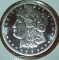 Golden State Mint Morgan Dollar Eagle 1 troy Oz. .999 Fine Silver Round Bullion