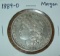 1889-O Morgan Silver Dollar Coin XF New Orleans Mint