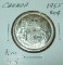 1955 Canada BU Uncirculated Silver Half Dollar Foreign Coin