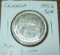 1956 Canada BU Uncirculated Silver Half Dollar Foreign Coin