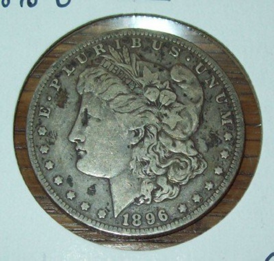 1896-O Morgan Silver Dollar Coin Fine