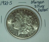 1921-S Morgan Silver Dollar Coin AU Nice