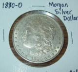 1880-O Morgan Silver Dollar Coin AU New Orleans Mint Nice