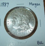 1887 Morgan Silver Dollar Coin Gem BU Uncirculated
