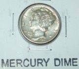 1944-S Mercury Dime Silver Coin Gem BU