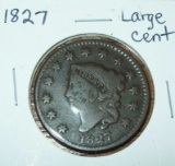 1827 Large Cent VG Coin