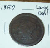 1850 Large Cent Coin