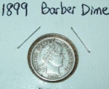 1899 Barber Dime XF Coin