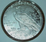 Indian Head Eagle 1 troy oz. .999 Fine Silver Round