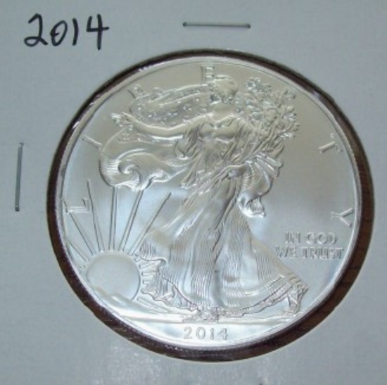 2014 American Silver Eagle 1 troy oz. Silver Dollar Coin