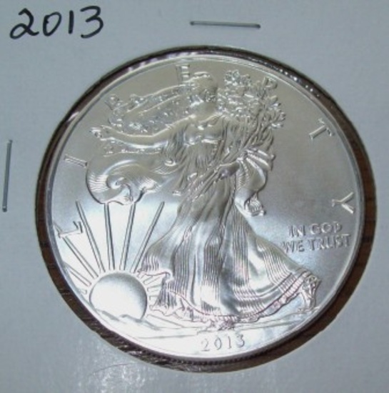 2013 American Silver Eagle 1 troy oz. Silver Dollar Coin