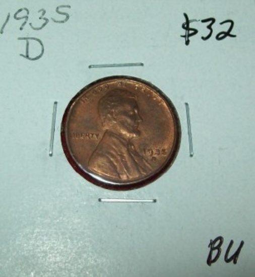 1935-D Lincoln Cent BU Uncirculated