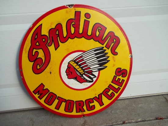 Collectible Auction Porcelain Gas Oil Signs & More