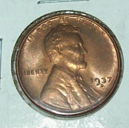 1937-D BU Lincoln Wheat CentsUncirculated
