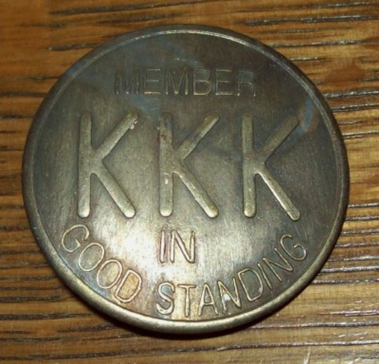 Member KKK In Good Standing Badge