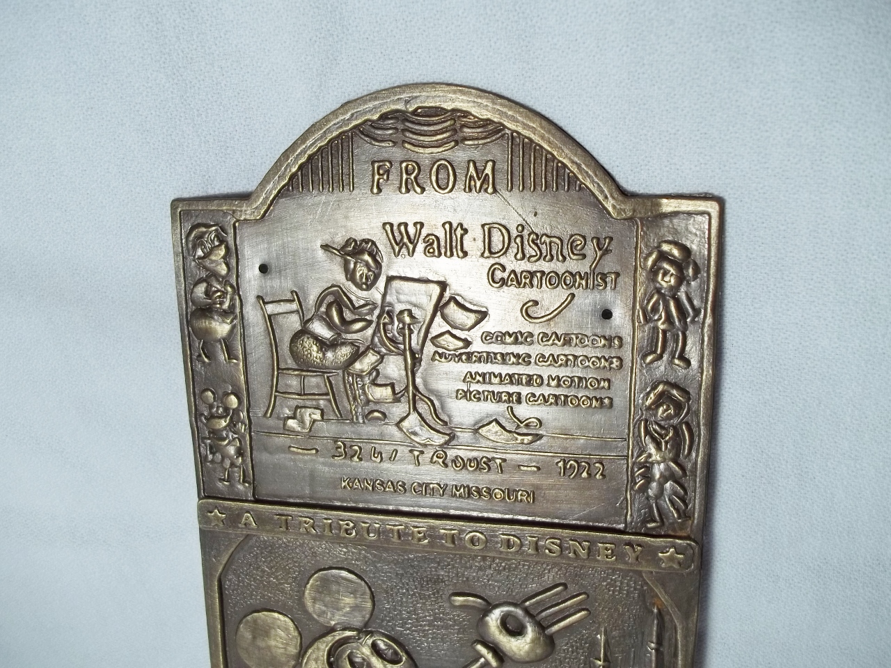 Brass Walt Disney Mickey Mouse July 17 1955 | Proxibid