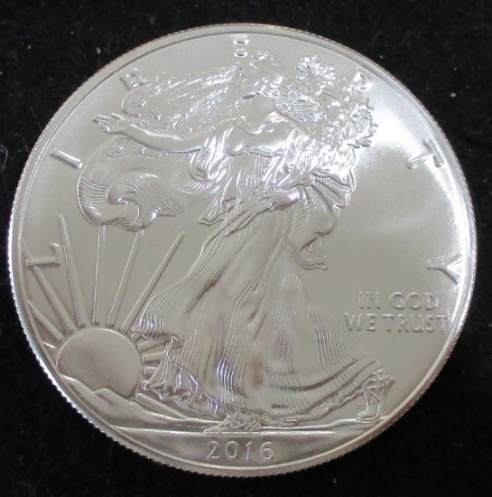 2016 American Silver Eagle 1 Oz. Silver Dollar Coin BU