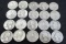 Roll of 20 1944-S Washington Silver Quarters $5 Face Value 90% Silver Coins