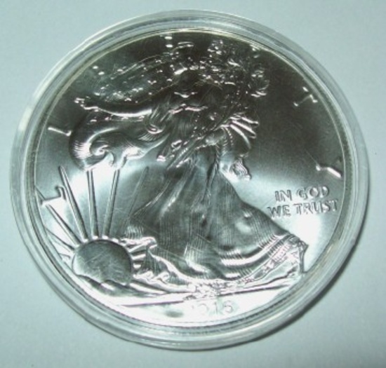 2016 American Silver Eagle Silver Dollar Coin 1 troy oz. .999 Fine Silver